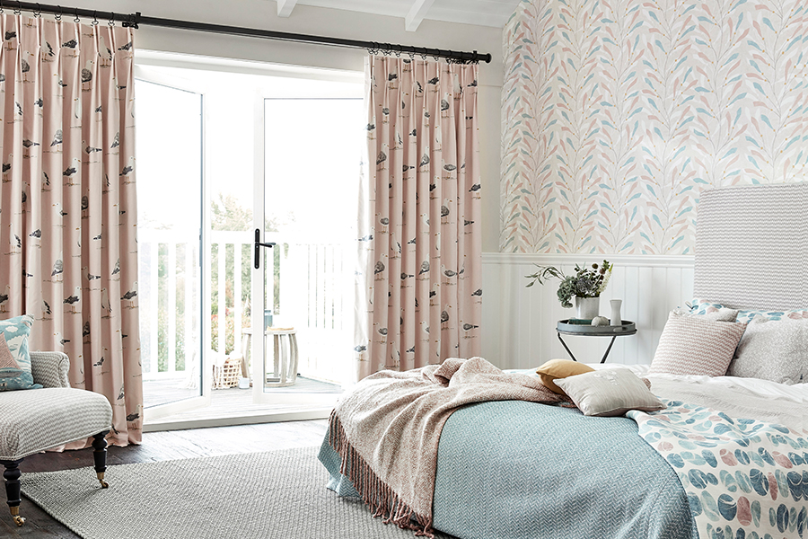 seakelp.new Sanderson Curtains in Sea Kelp