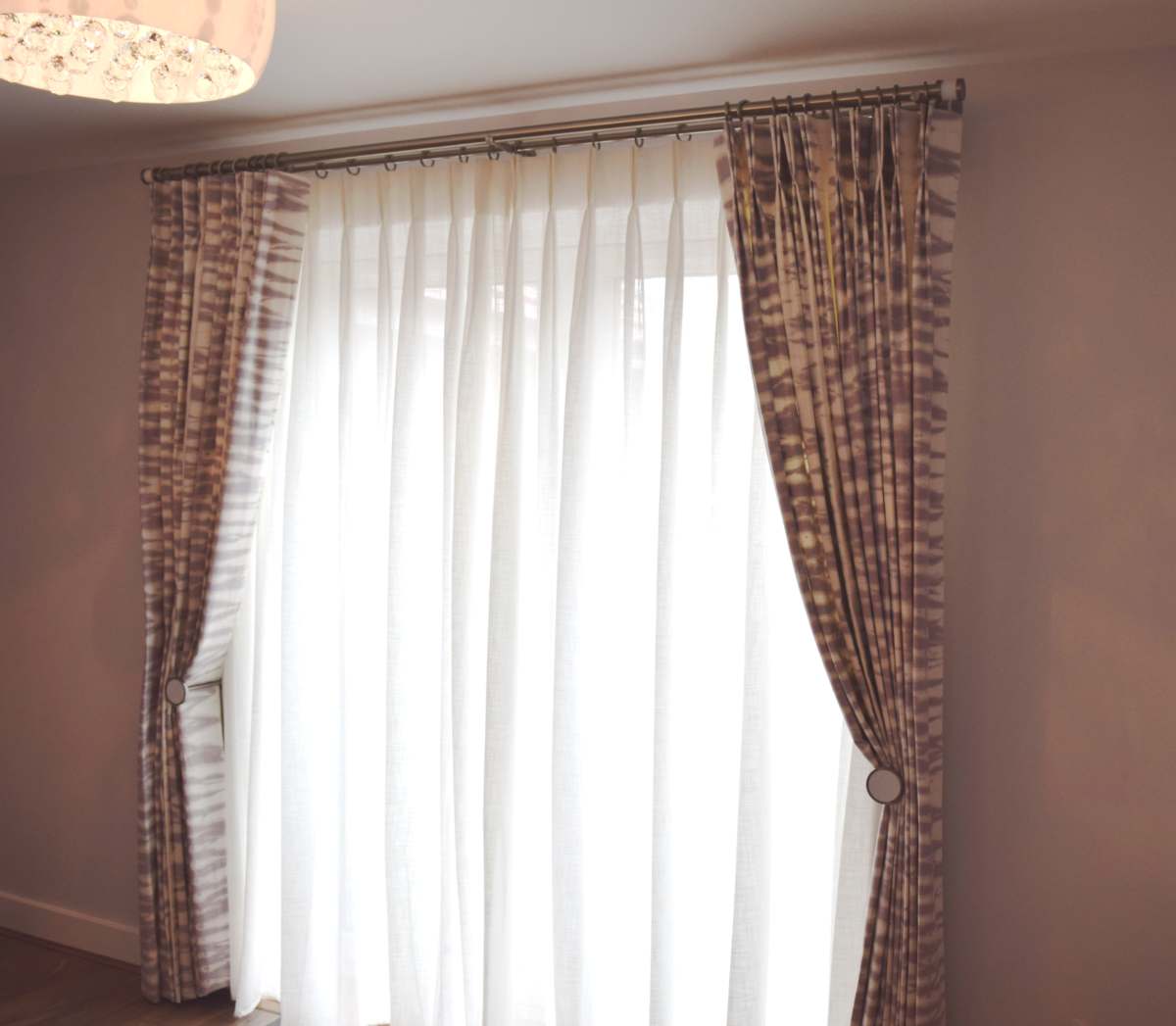 double layer curtains
