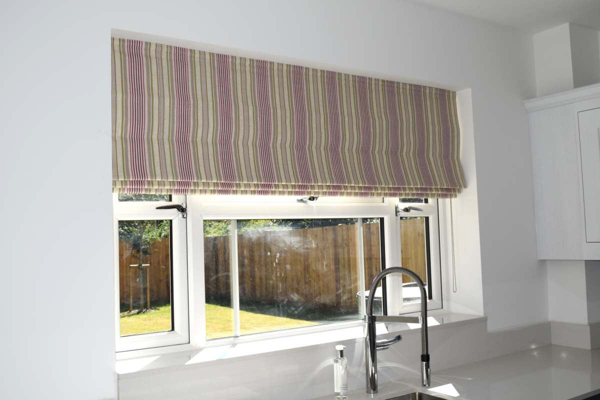 Kitchen Roman blinds