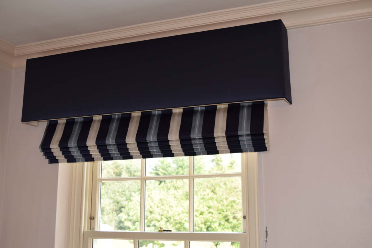 Wentworth roman blinds and pelmet